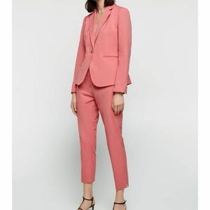 New Zara Basic Light Pink Pant Crop Length Size 2